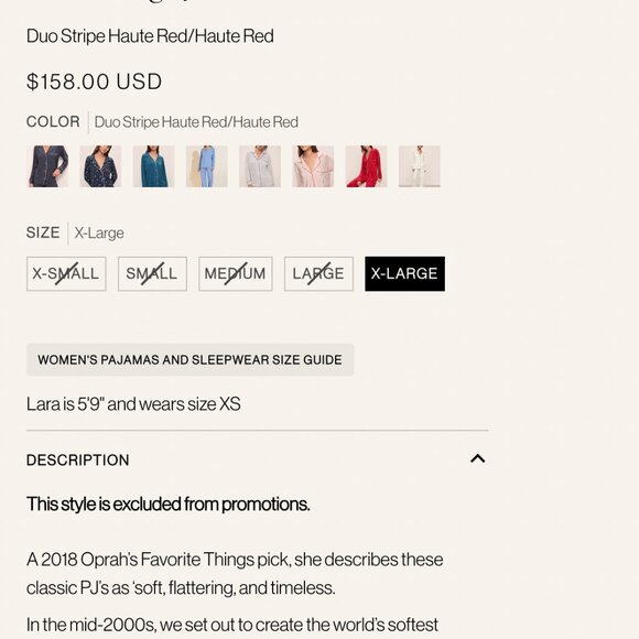 Eberjey Christmas Stripe pajamas-Gisele Printed TENCEL™ Modal Long PJ Set - Picture 5 of 9